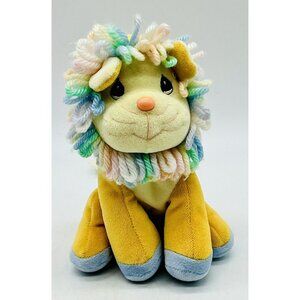 Enesco Precious Moments Tender Tails Birthday Train Lion‎ 5 Plush 5th 1999